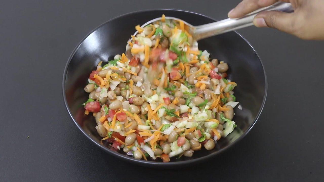 Oil-Free Protein-Rich Peanut Salad Recipe