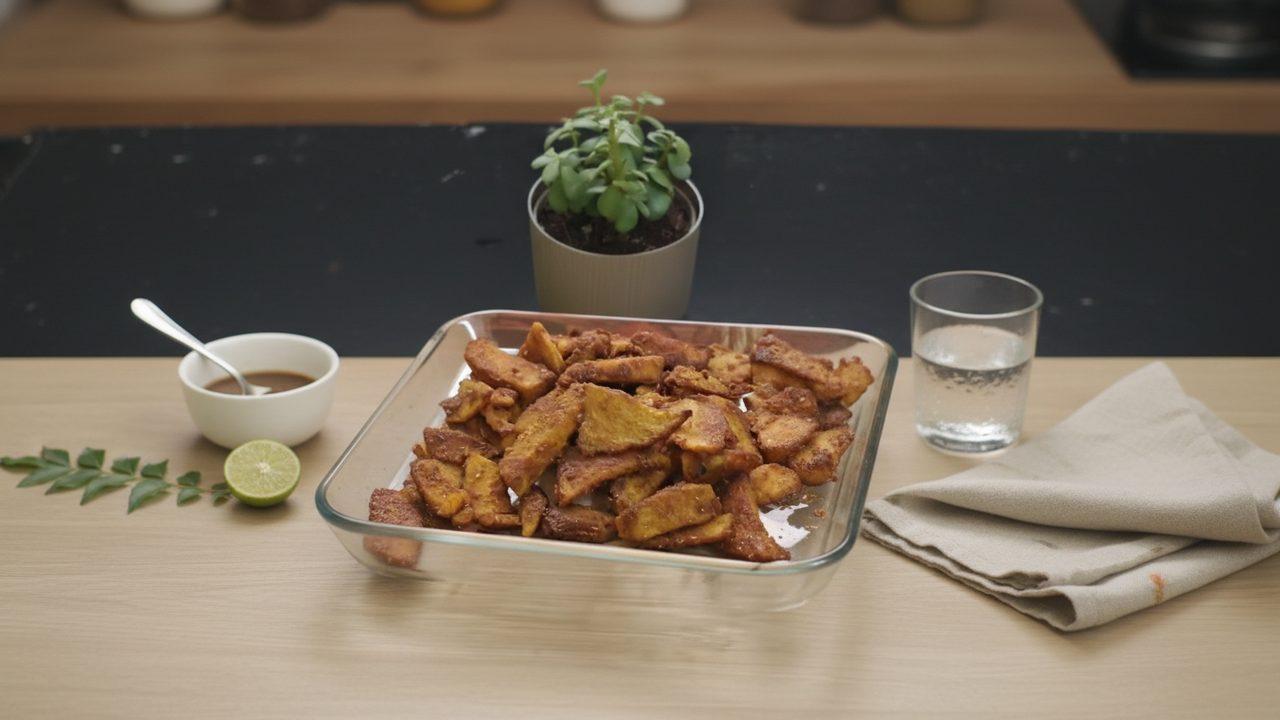 Crispy Yam Fry (Karunai Kilangu Poriyal)