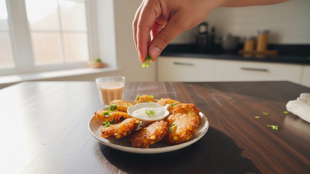 Sabudana Vada (Tapioca Fritters)