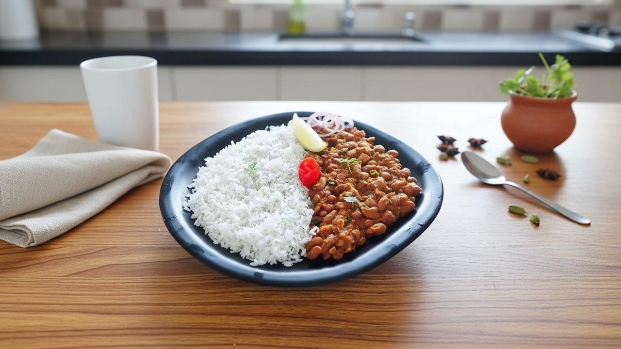 Rajma Chawal - Indian Style