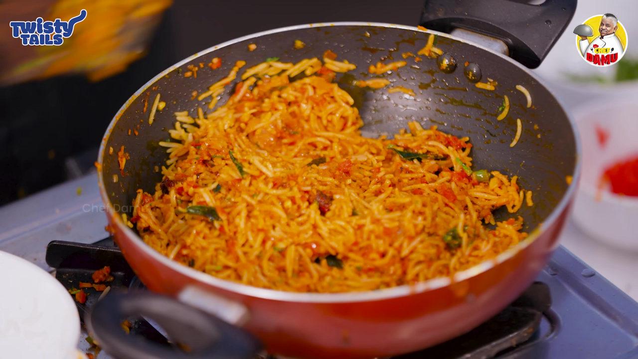 Traditional South Indian Tomato Rice