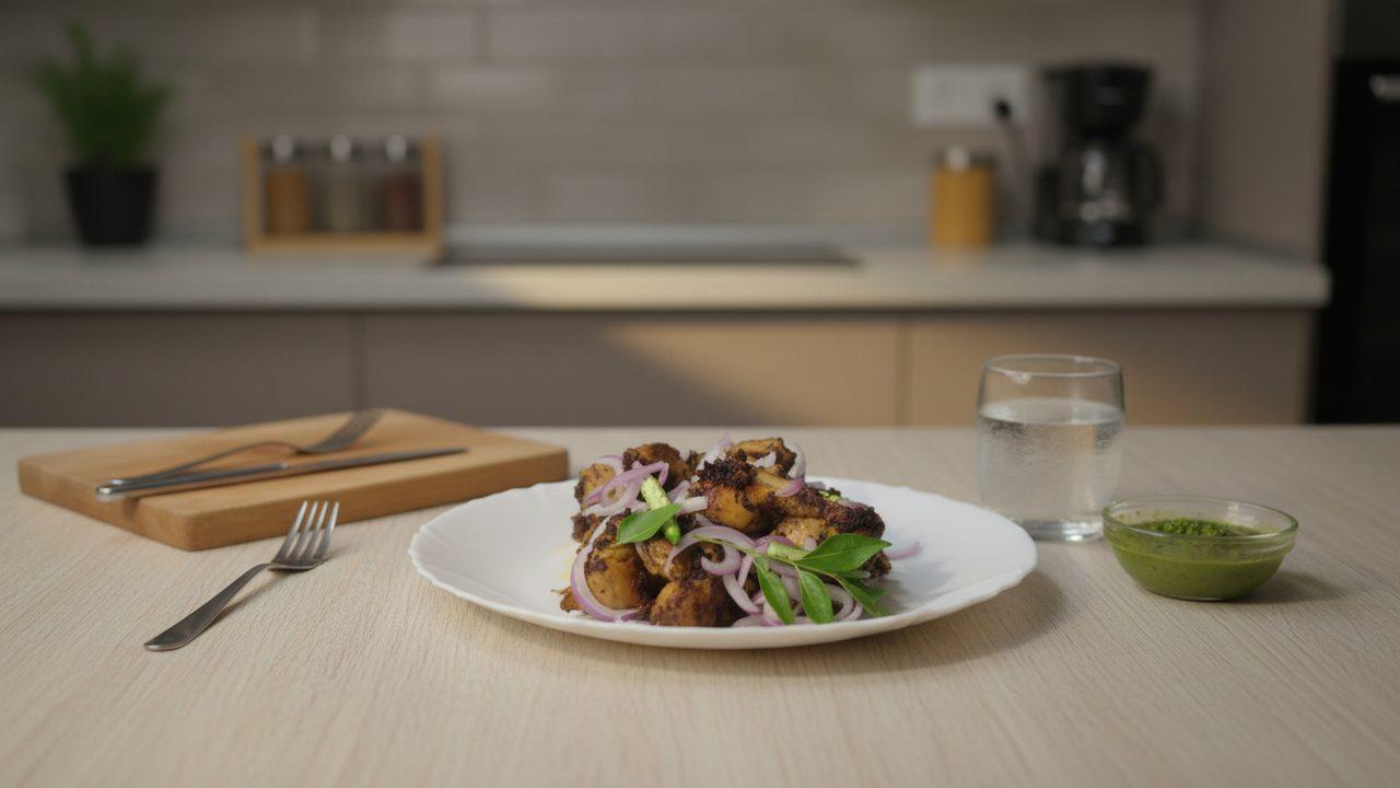 Easy Chicken Fry - Kerala Style