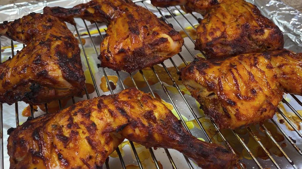 Oven-Baked Tandoori Chicken Legs