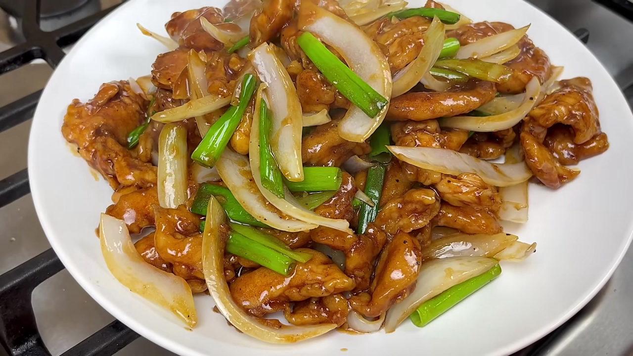 Chicken And Onion Stir Fry – Chinese Style