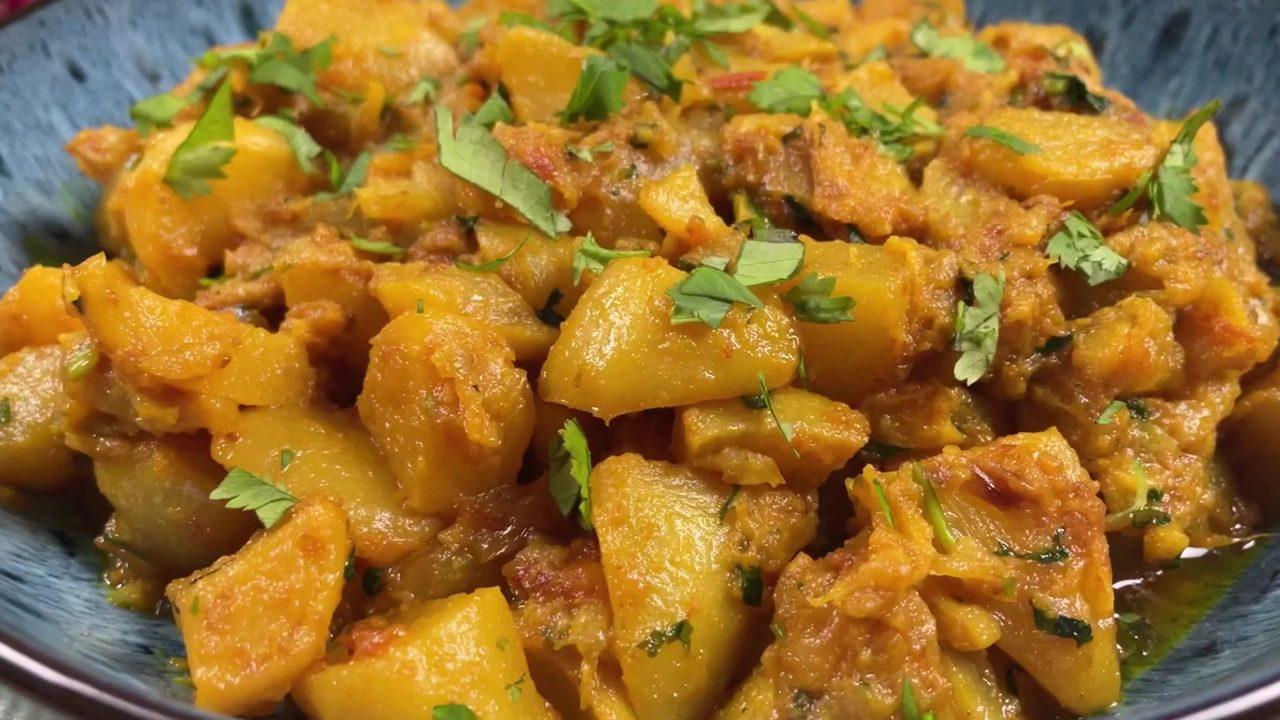 Shalgam Ki Sabzi - Indian Turnip Curry