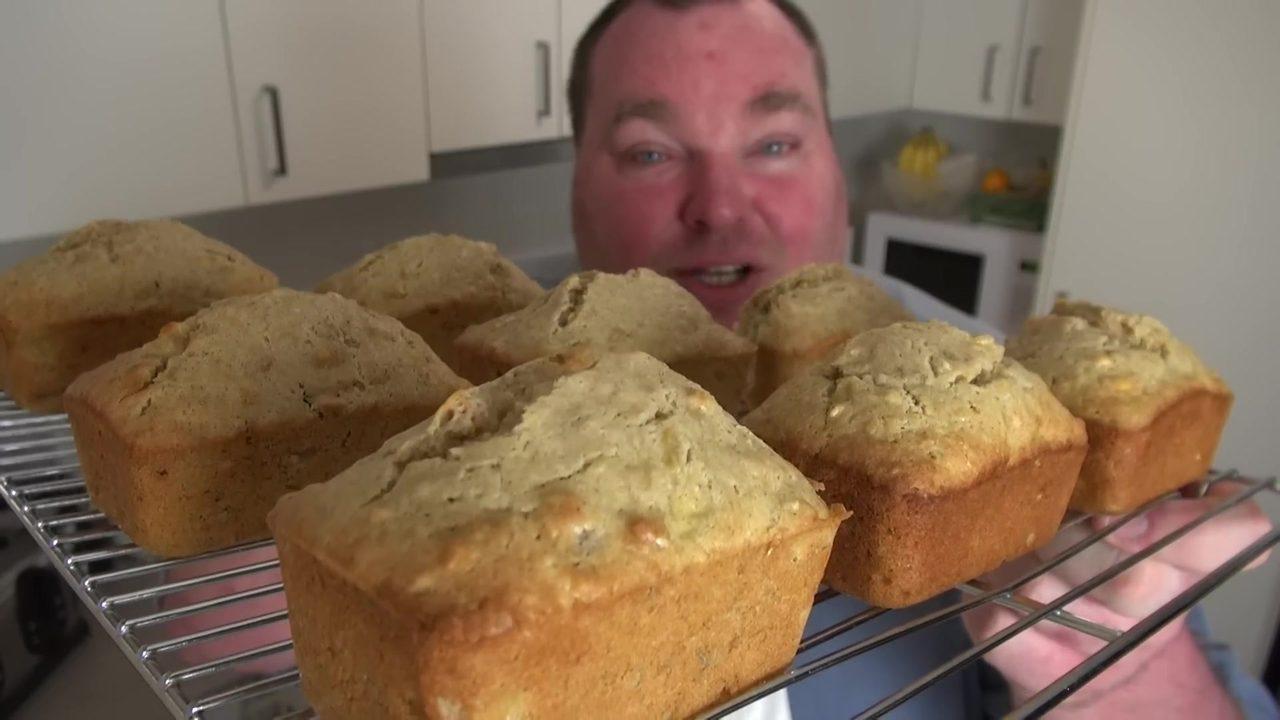 Mini Banana Muesli Breads