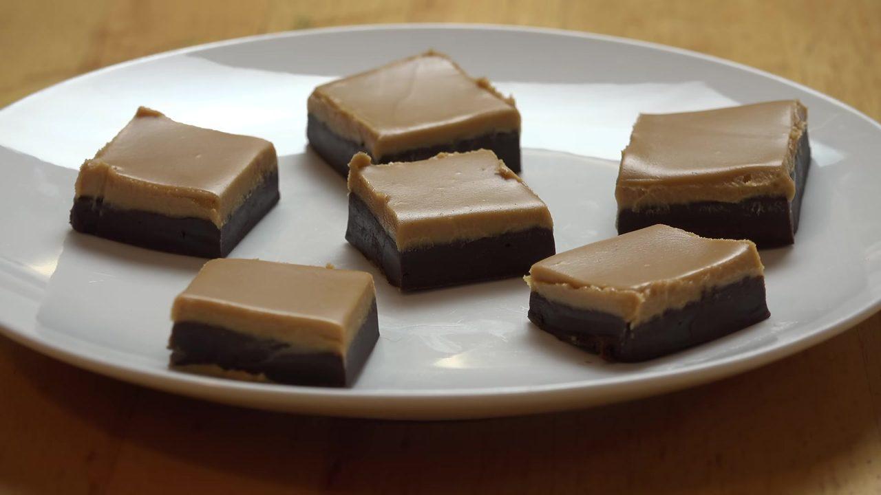 3 Ingredient Chocolate Peanut Butter Fudge