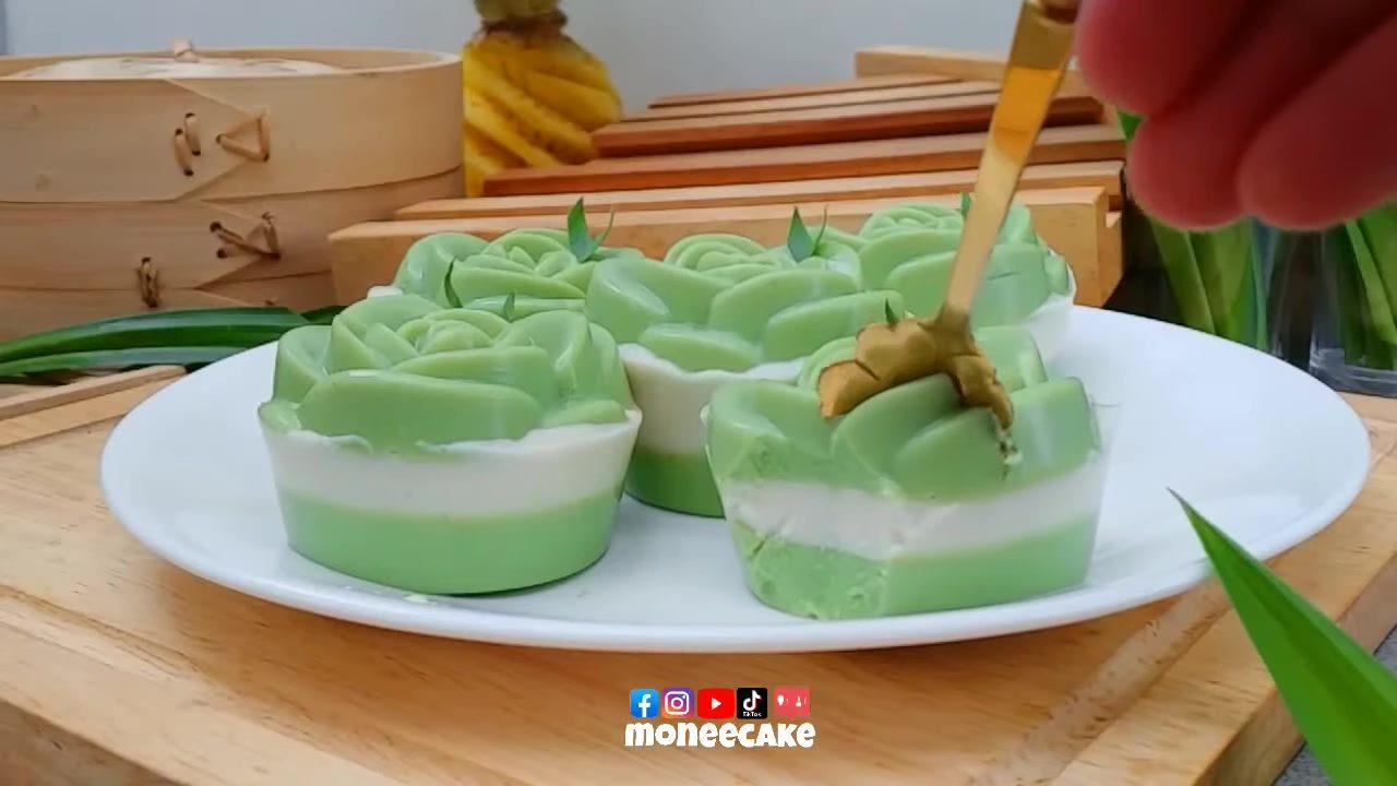 Pandan Pudding