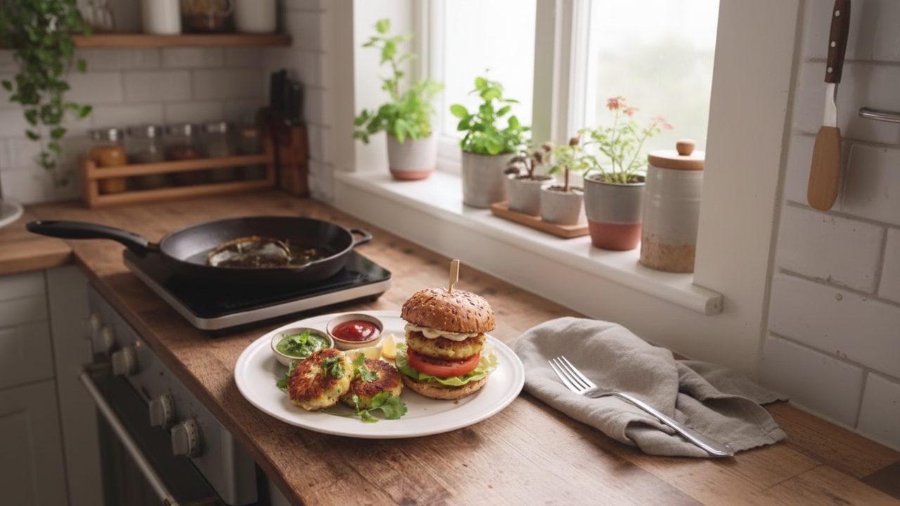 Stuffed Cutlets & Burgers