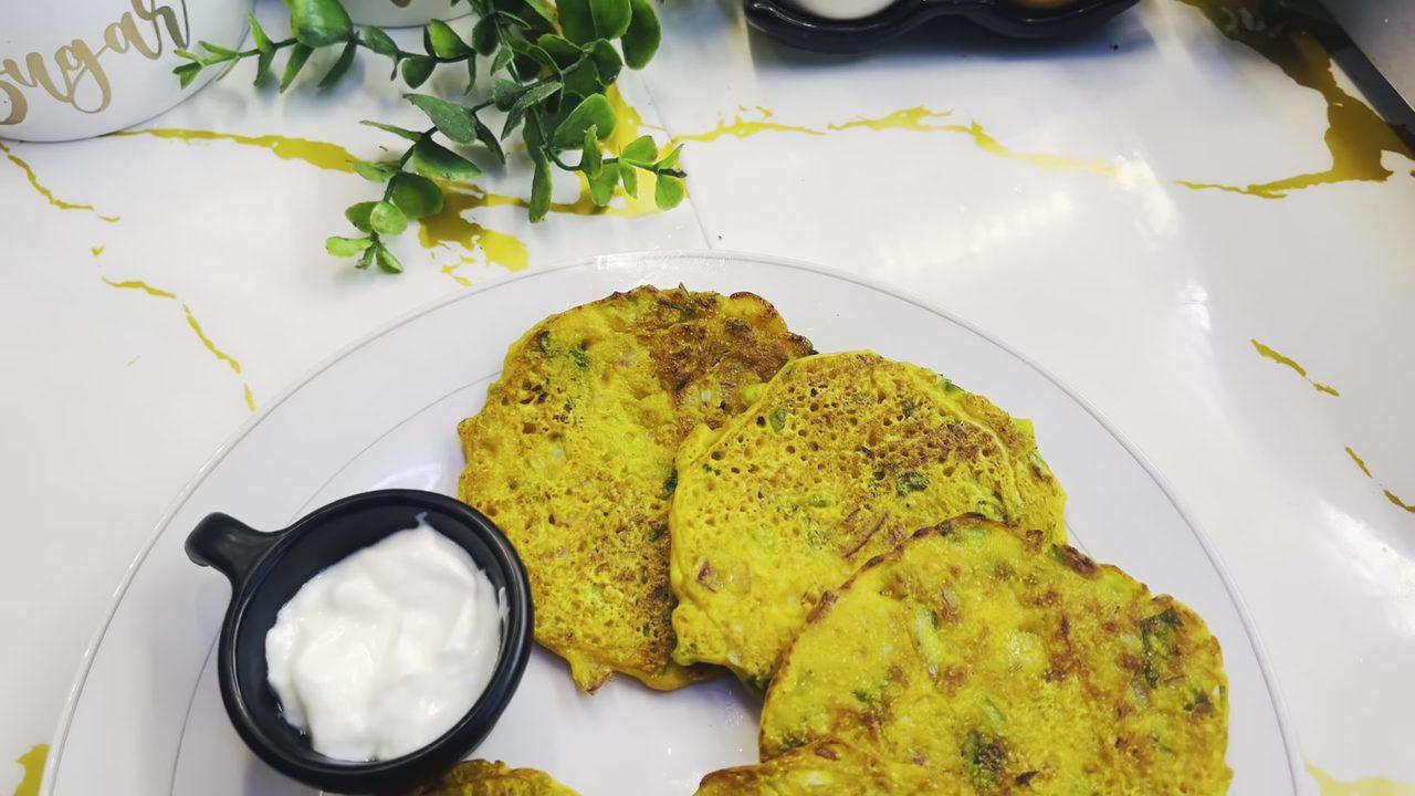 Instant Veggie Pancakes (Besan Cheela)
