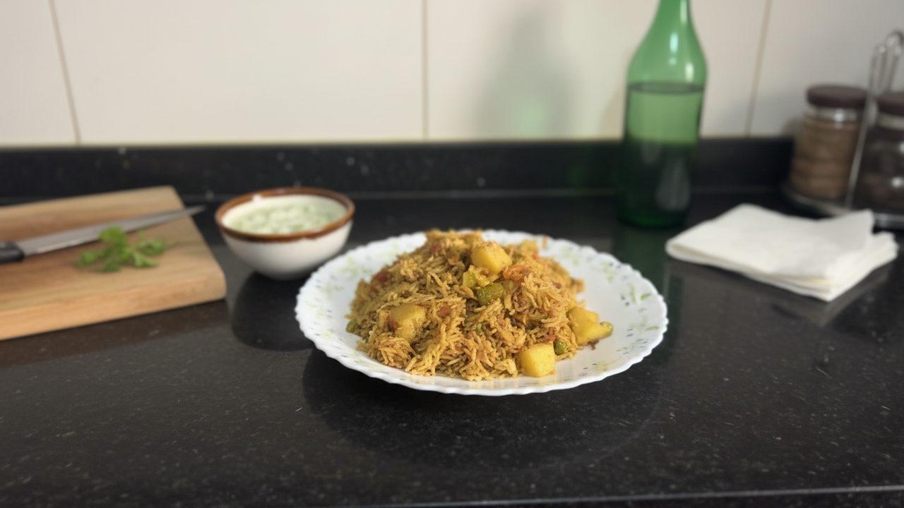 Vegetable Paneer Biryani