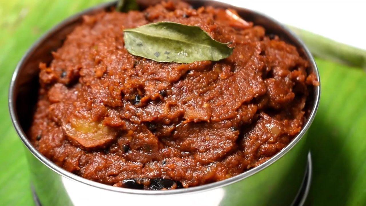 Brinjal Thokku (Eggplant Pickle/Chutney)