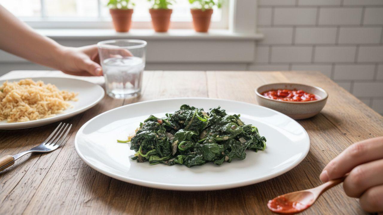 Sautéed Spinach (No Water)