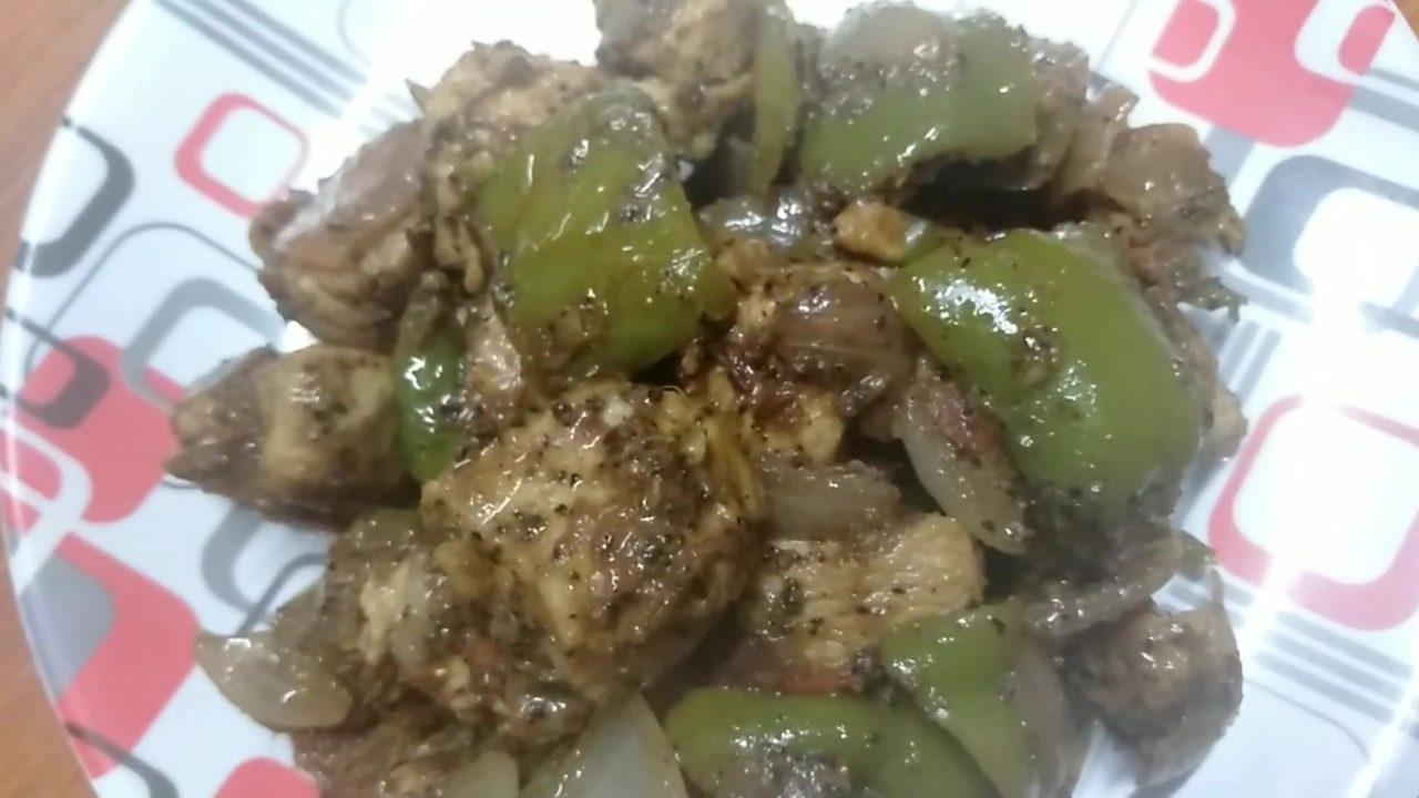 Capsicum Pepper Chicken – Indian Style