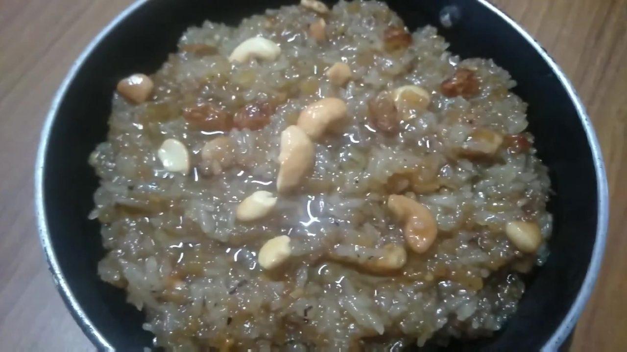 Sweet Khichdi (Sweet Pongal) - Healthy & Tasty Recipe