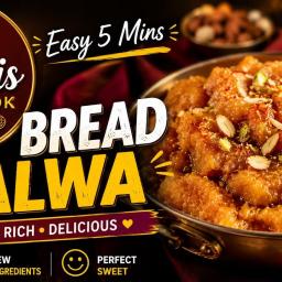 Bread Halwa – Easy 5 Mins
