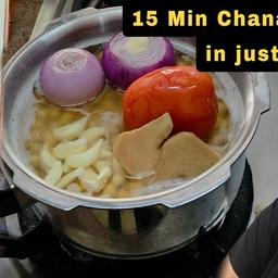 15 min 1 tsp Ghee Chana Recipe