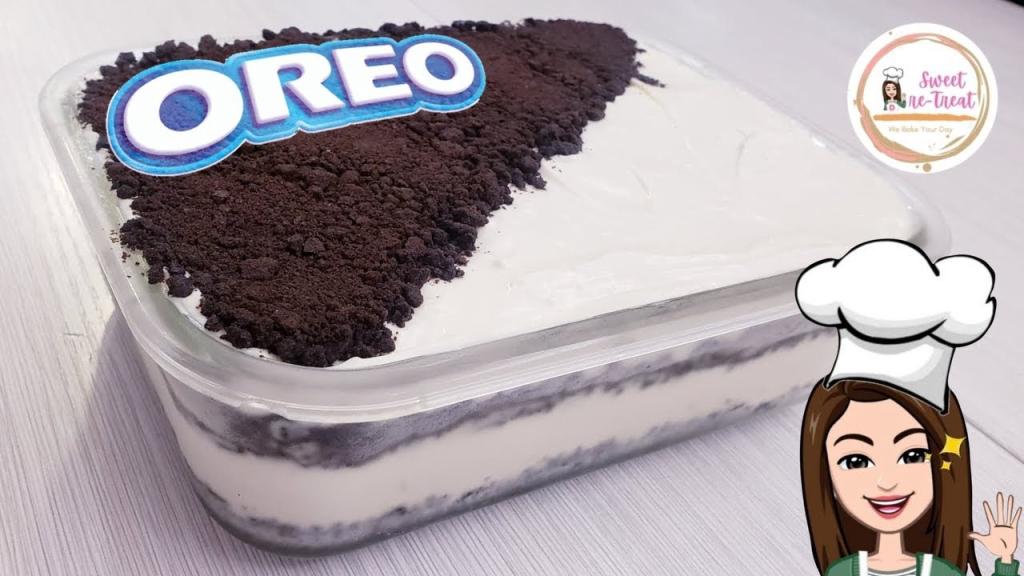4-Ingredient Oreo Ice Cream Cake