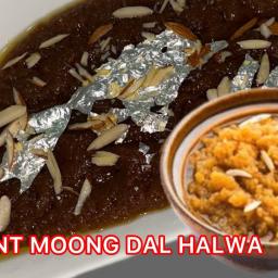 Instant Moong Dal Halwa (Pure Ghee)