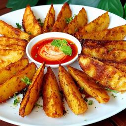 Baked Potato Wedges – Crispy & Delicious