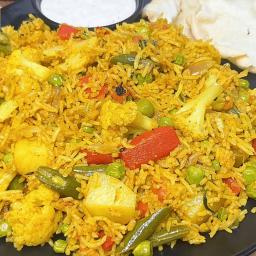 Veg Masala Pulao Recipe (U.P Style Mix Veg Tehri)