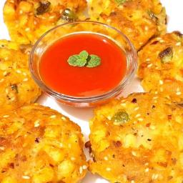 Crispy Potato Moong Dal Patties