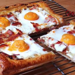 Bacon and Egg Breakfast Tart – Easy
