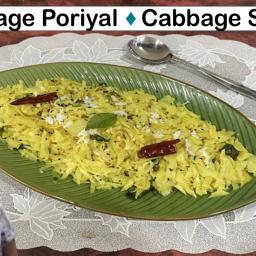 Cabbage Poriyal - South Indian Side Dish
