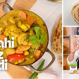Shahi Sabz Handi with Ajwain Mirch Paratha