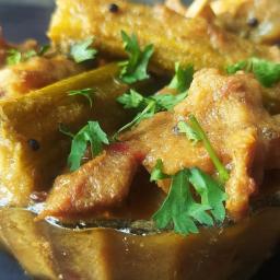 Mutton Drumstick Curry (Mutton Munakkai Pulusu)