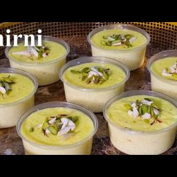 Kesar Badaam Phirni – Indian Dessert