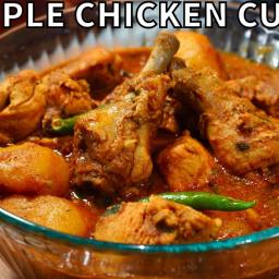 Simple Chicken Curry with Potatoes – Bengali Style