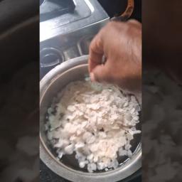 Poha (Flattened Rice) Stir-fry