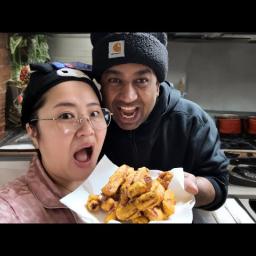 Punjabi Paneer Pakora and Masala Chai - Korean Punjaaban