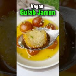 Soft and Fluffy Vegan Gulab Jamun