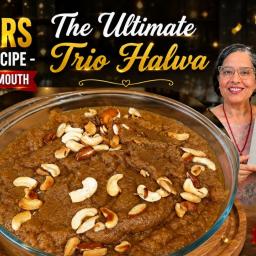 Triple Flour Halwa (Kadah Prasad) - Teji's Kitchen