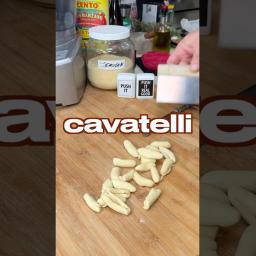 Homemade Semolina Cavatelli Pasta – Italian
