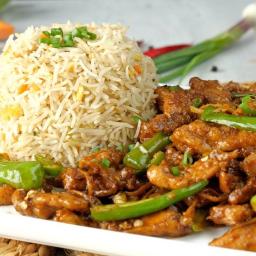 Chicken Chilli Dry with Fried Rice Recipe – Food Fusion