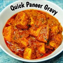 Quick Paneer Gravy - Rekha Aduge Style