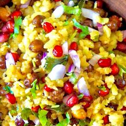 Chana Poha Chaat
