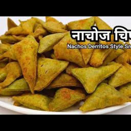 Nachos Doritos Style (Spinach & Semolina)