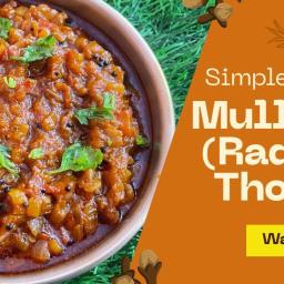 Radish Thokku – Spicy Radish Condiment