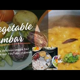 Vegetable Sambar Recipe – South Indian Style