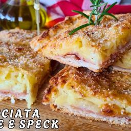 Schiacciata Patate e Speck