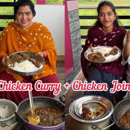 Gongura Chicken Curry with Fried Chicken Leg Pieces – Andhra Style