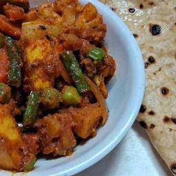 Restaurant Style Veg Kadai