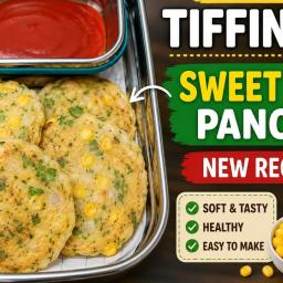 Sweet Corn & Spinach Pancakes (Patties)
