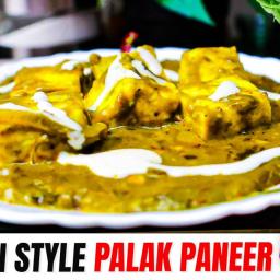 Punjabi Style Palak Paneer