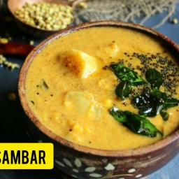 Radish Sambar – South Indian Style