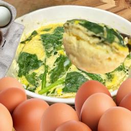 1-Minute Microwave Gyeran-jjim with Spinach